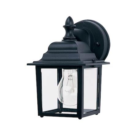 Maxim Builder Cast 1-Light 5.5" Wide Black Outdoor Wall Sconce 1025BK